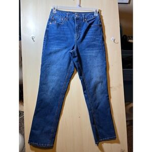FRYE High Rise Straight Leg Jeans Dark Wash Denim Women‎